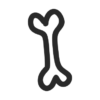 Hueso Outline PNG