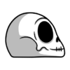 Calavera Animada Dibujo png vector cute Calavera Animada Dibujo