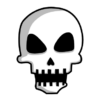 Calavera Doodle PNG