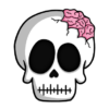 Calavera Zombie PNG