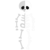 Esqueleto Animado Vector