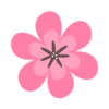 Flor Animada PNG Vector flat rosa petalos vectorizada Flor Animada PNG Vector