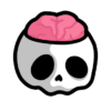 Calavera Halloween Dibujo PNG kawaii cute cerebro Calavera Halloween Dibujo PNG