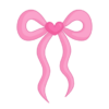 Lazo Rosa Coquette PNG moño cute Lazo Rosa Coquette PNG
