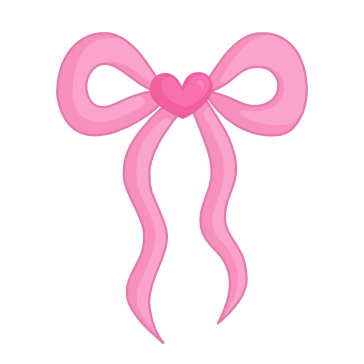 Lazo Rosa Coquette PNG | SVG ⋆ Génesis Toxical