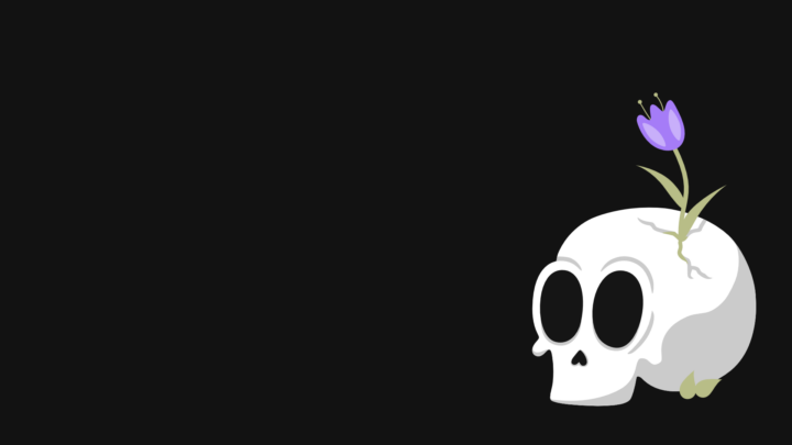 Lee más sobre el artículo Calavera con Flor Wallpaper PC