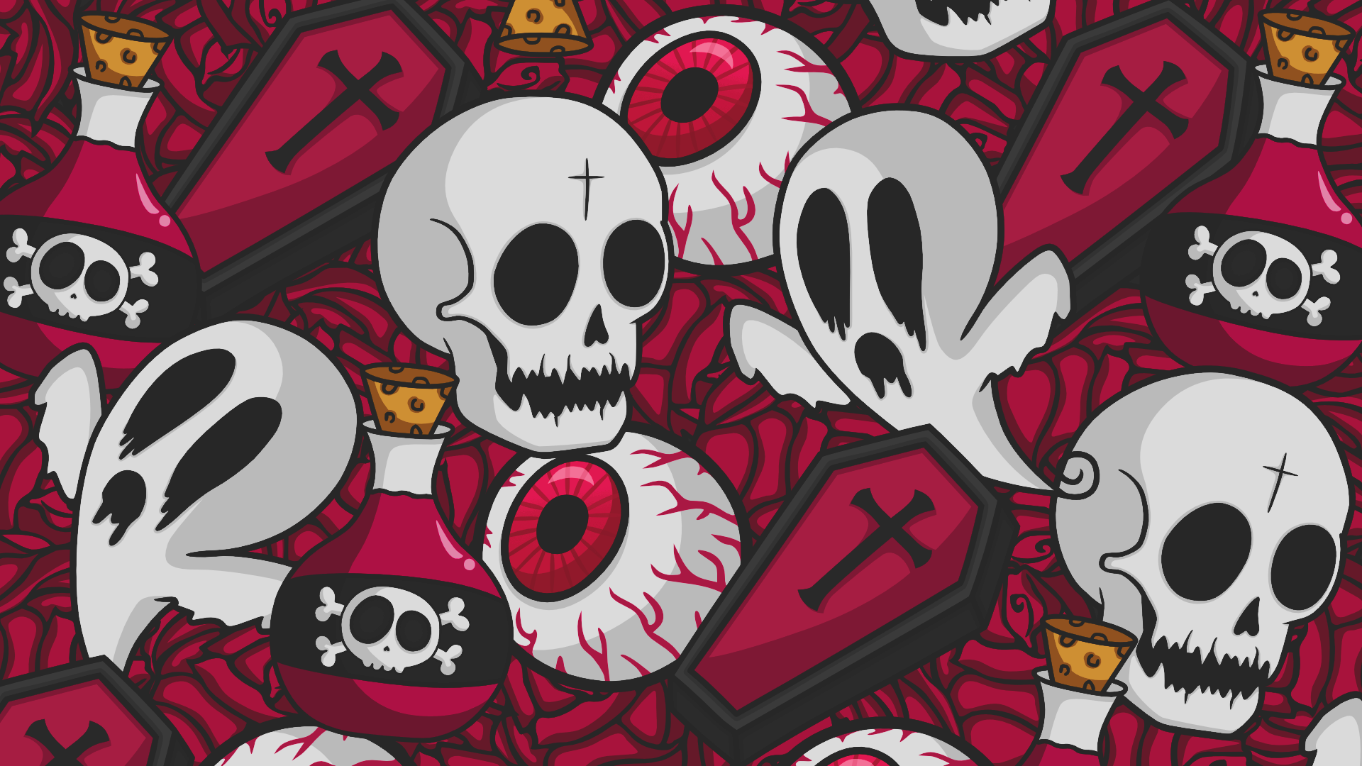 En este momento estás viendo Calavera con Rosa Fondo PC