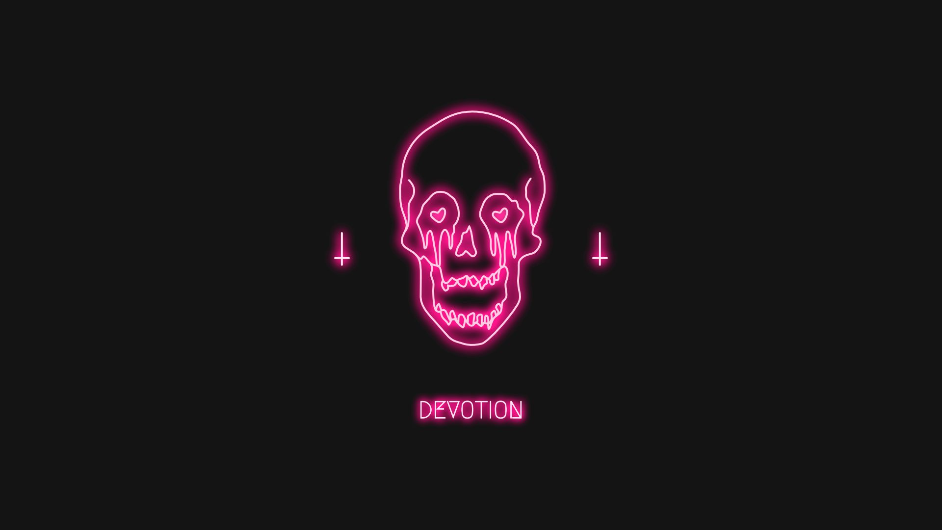 En este momento estás viendo Pink Neon Skull Wallpaper PC